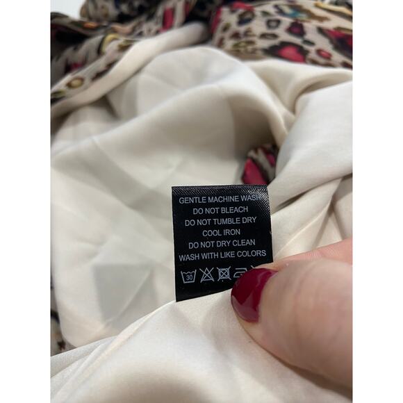 NEW Revolve Majorelle Maxi Dress Medium Talia Animal Leopard Print Side Slit - Picture 10 of 10